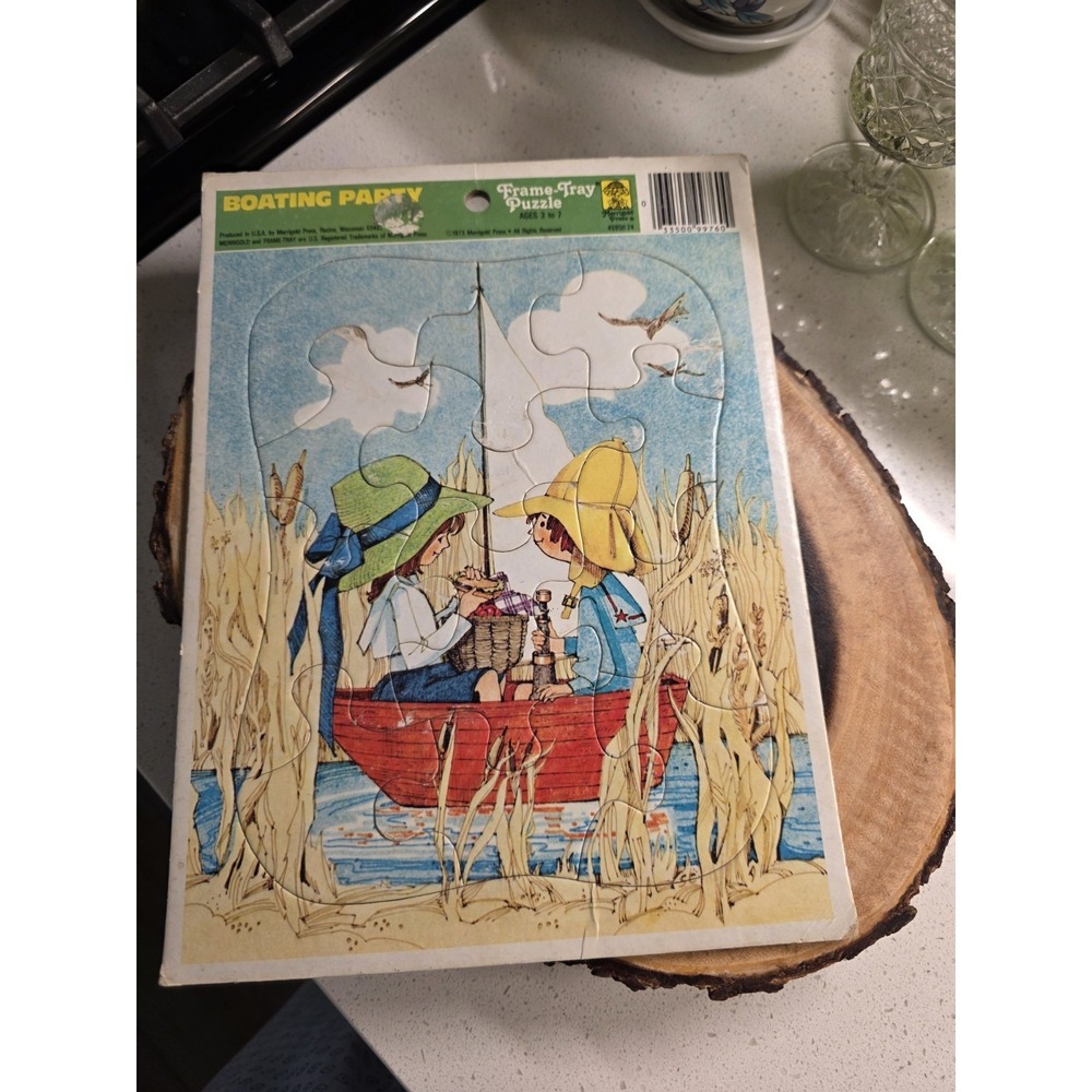 1973 Frame‎ Tray Puzzle Boating Party